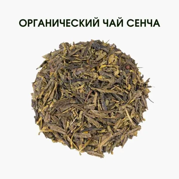 Органический зеленый чай сенча — полезний антиоксидантный напиток | 50 г