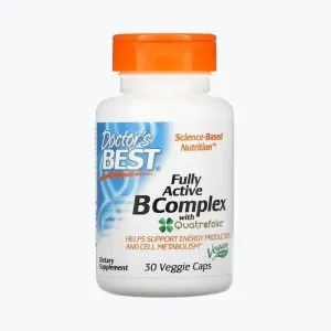 Комплекс активных витаминов группы Б с Quatrefolic | Doctor’s Best Fully Active B Complex