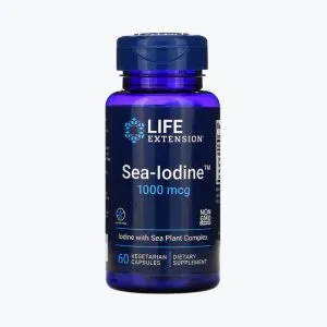 Life Extension Натуральна добавка Морський Йод | Iodinе 1000 | 60 капсул