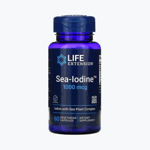 Life Extension Натуральна добавка Морський Йод | Iodinе 1000 | 60 капсул
