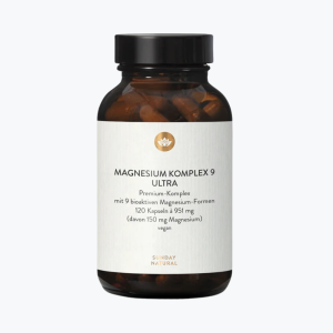 Магний Комплекс 9 от Sunday Natural | Magnesium Komplex 9 ULTRA 100mg | 120 капсул