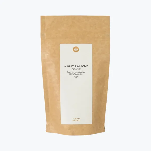 Магний Лактат | Magnesium Lactate Powder 300g | Sunday Natural