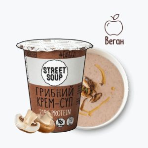 Грибной крем-суп от Стрит Суп в стакане | Street Soup