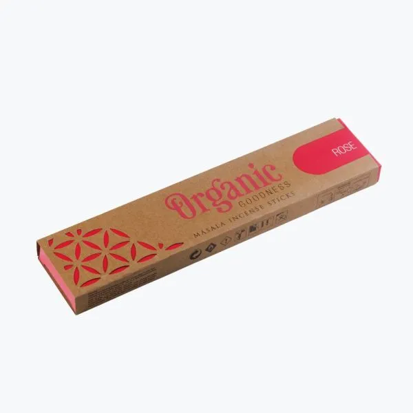 Аромапалочки Роза от Органик | Organic Goodness Masala Rose | 15 g
