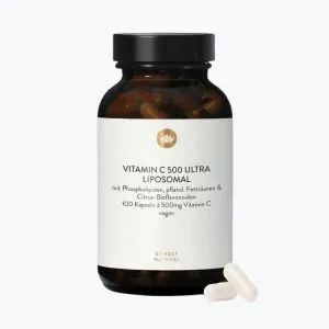 Витамин C 500 Ultra Liposomal от Sunday Natural — укрепление иммунитета и молодость кожи | Vitamin C 500 Ultra LS | 100 капсул