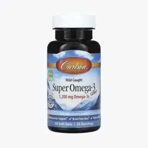 Омега 3 от Carlson, Wild Caught Super Omega-3 Gems, 600 мг, 50 капсул