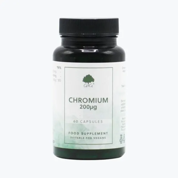 Хром пиколинат от G&G — высокоусвояемая форма для коррекции дефицита | Chromium Picolinate | 60 капсул