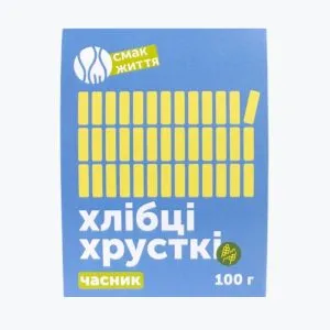 Хлебцы с чесноком от Смак Життя — безглютеновый перекус для энергии и наслаждения