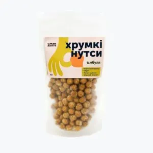 Хрустящие нутсы с луком от Смак Життя — энергетический безглютеновый перекус