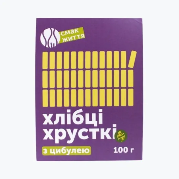 Хлебцы с Луком от Смак Життя — безглютеновый перекус с пользой для здоровья