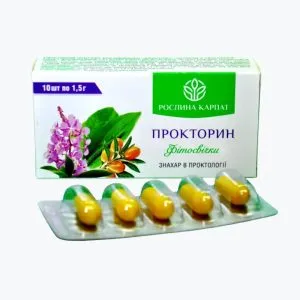 Фитосвечи Прокторин от Рослина Карпат – при борьбе с проктологическими проблемами