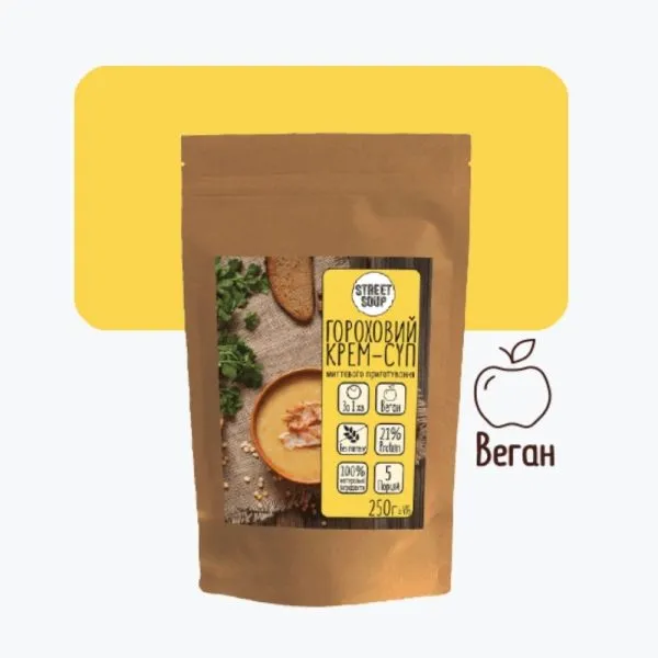 ГОРОХОВЫЙ КРЕМ-СУП 250 Г | STREET SOUP
