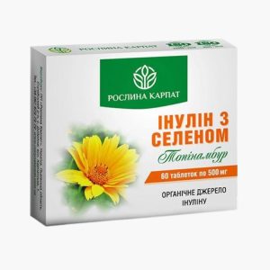 Инулин с селеном от Рослина Карпат — оптимизация сахара, холестерина и ЖКТ