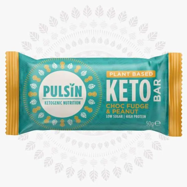 Протеиновый кето батончик без сахара от Pulsin, 50гр