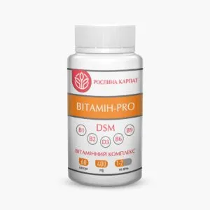 Вітамін-Pro комплексний мультивітамінний препарат від Рослина Карпат
