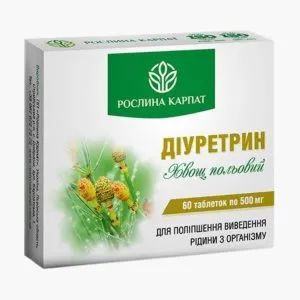 Діуретрин від Рослина Карпат – сечогінний засіб для виведення рідини з організму