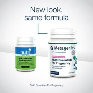 Мультивитамины Metagenics для женского здоровья и беременности | Pregnancy Multi Essentials Multivitamin | 30 Tablets