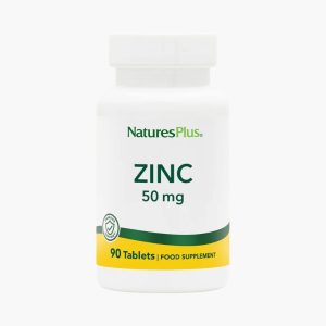 Цинк 50 мг от NaturesPlus для укрепления иммунитета, здоровья кожи и волос | NaturesPlus Zinc 50 mg | 90 g