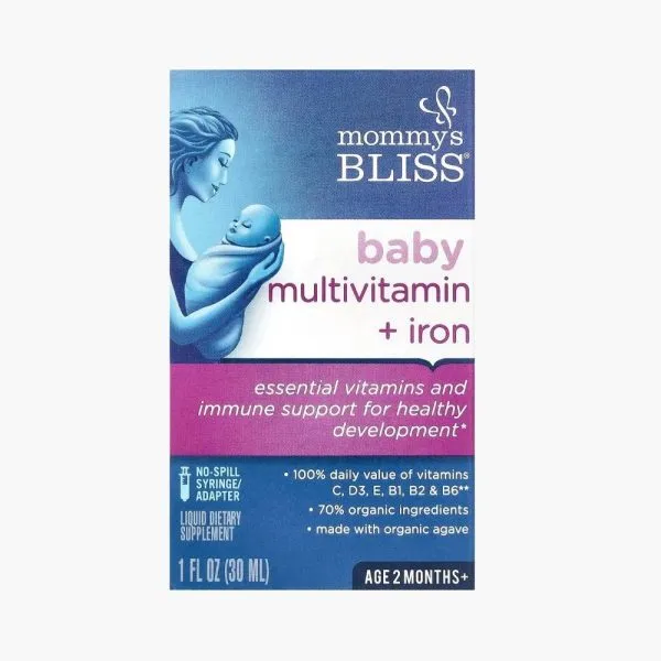 Детские поливитамины с железом Mommy’s Bliss