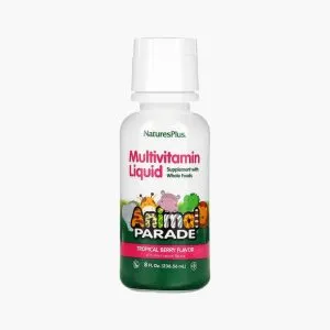 Мультивітаміни для дітей від 2 років | NaturesPlus Animal Parade Multivitamin Liquid, Tropical Berry 236.56 ml