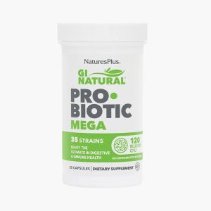 Пробіотики для кишківника | NaturesPlus GI Natural Probiotic Mega, 120 Billion CFU | 30 капсул