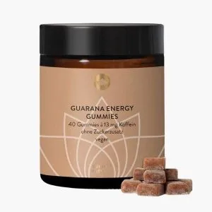 Жувальні цукерки з кофеїном | Sunday Natural Guarana Caffeine Energy 40 Gummies