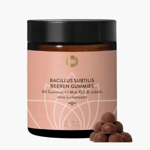 Жувальні цукерки з пробіотиком | Sunday Natural Bacillus subtilis Berry 60 Gummies