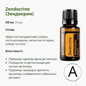 Ефірна олія Зендокрин 15 мл від ДоТерра | Zendocrine Detoxification Blend DoTerra