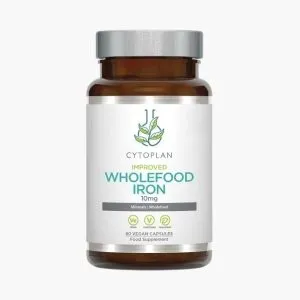 Органическое железо от Cytoplan Wholefood Iron — для улучшения эффективности усвоения | Wholefood Iron 10mg | 60 capsules