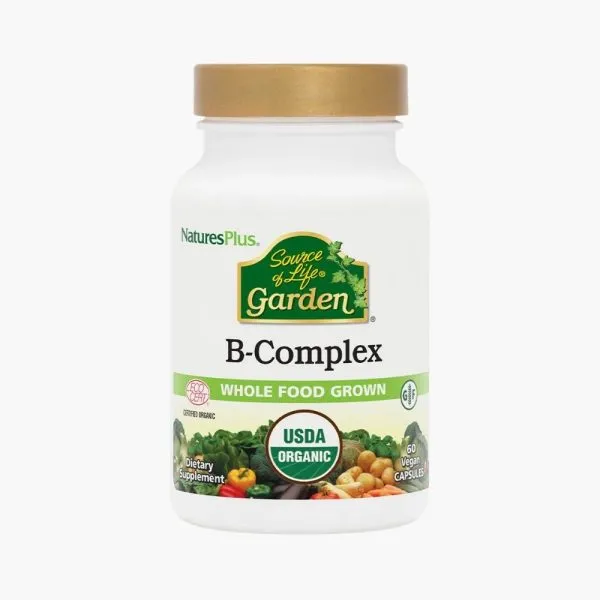 Витамины группы B комплекс | Source of Life Garden Organic B-Complex | 60 капсул