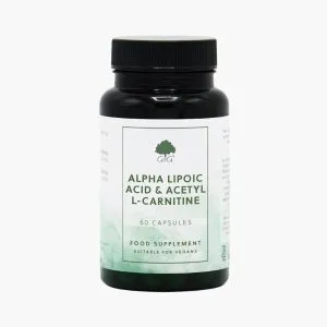 Альфа-липоевая кислота и Ацетил-L-карнитин от G&G | Alpha Lipoic Acid &Acetyl L-Carnitine від G&G | 60 капсул