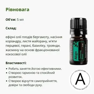 Ефірна олія рівновага від ДоТерра | Yoga Align Blend DoTerra | 5 ml