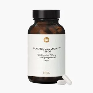 Капсулы Магния Глицинат от Сандей Натурал | Magnesium Glycinate | Sunday Natural 120 капсул