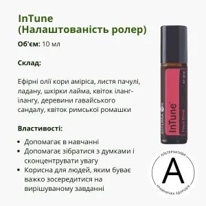 Налаштованість ролер 10 мл від ДоТерра | InTune DoTerra