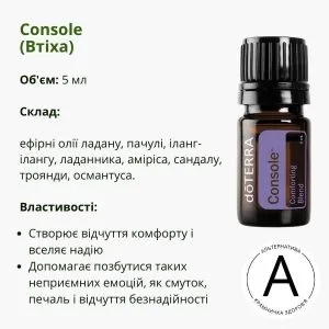 Ефірна олія втіха від ДоТерра | Console Comforting Blend DoTerra | 5 ml