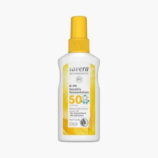 Lavera Sonnenlotion Sensitiv Kids SPF 50 — натуральный солнцезащитный крем для детей с чувствительной кожей