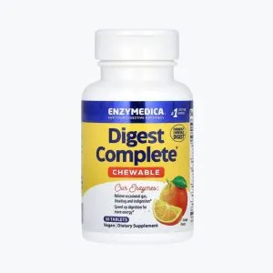 Enzymedica Chewable Digest Complete Orange — жевательные ферменты для пищеварения