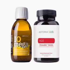 doTERRA комплекс вітамін для дітей — набір a2z Chewables + IQ Mega Omega-3