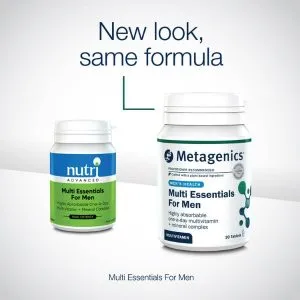 Полівітамінний комплекс для чоловіків | Multi Essentials for Men Metagenics | 30 Tablets