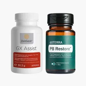 Таблетки для улучшения пищеварения Cleanse & Renew Kit (GX Assist™ + PB Restore™) от doTERRA
