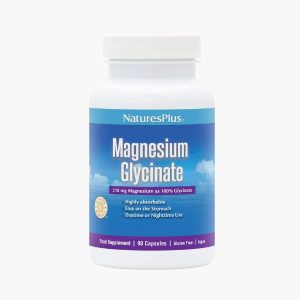 Глицинат магния для спокойствия, энергии и мышечной поддержки | Nature’s Plus Magnesium Glycinate | 90 капсул