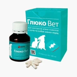 Глюко Вет – натуральная поддержка баланса глюкозы у кошек и собак мелких пород