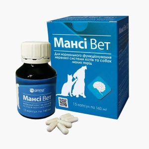 Манси Вет – для нормального функционирования нервной системы кошек и собак малых пород