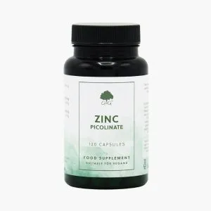 Цинк пиколинат от G&G | Zinc Picolinate 22mg | 120 веган-капсул