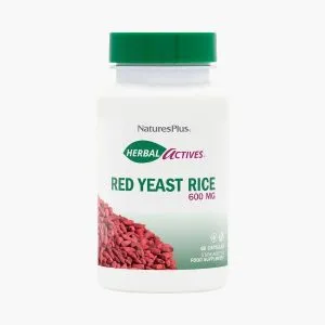 Красный дрожжевой рис — поддержка сердечно-сосудистой системы | Nature’s Plus Red Yeast Rice | 60 капсул