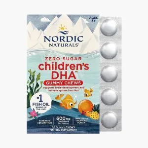 Омега для детей вкусные желейки от 3 лет | Nordic Naturals Children’s DHA Gummy Chews | 30 жевательных капсул