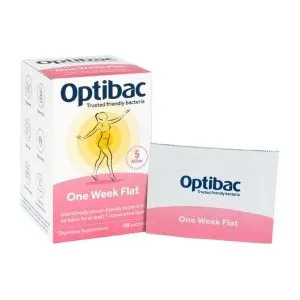 Пробіотики від здуття живота від Optibac | Optibac One Week Flat