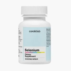 Selenium Coral Club — антиоксидантный комплекс с селеном и витамином C | 100 капсул