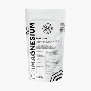 Пищевая соль с магнием с пониженным содержанием натрия | Magnesium Enriched Low-Sodium Table Salt Bionet | 250 г