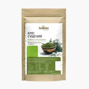 Укроп сушеный Здорово — натуральная пряность для ароматных блюд | 100 g